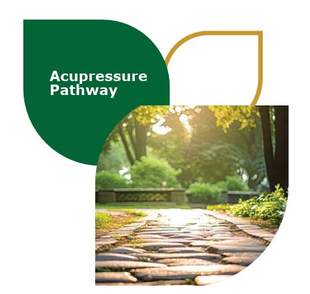 Acupressure-like walkways